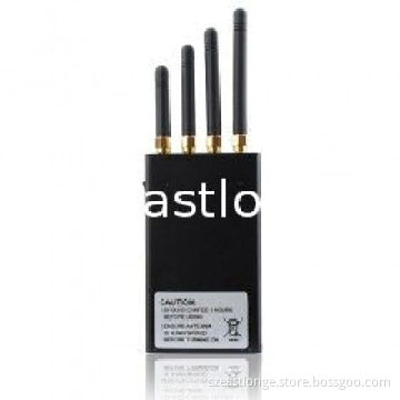 2400mhz Wifi + 3g / 2g Portable Cell Phone Jammer Est-808hf For Custom